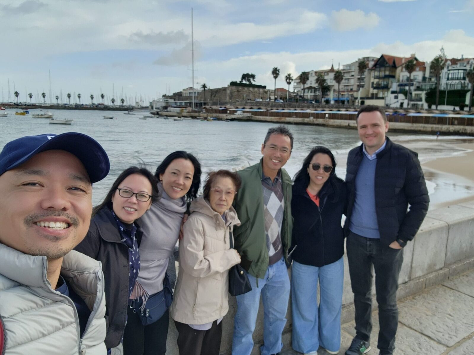 Guests at a Portugal landmark on a private tour
